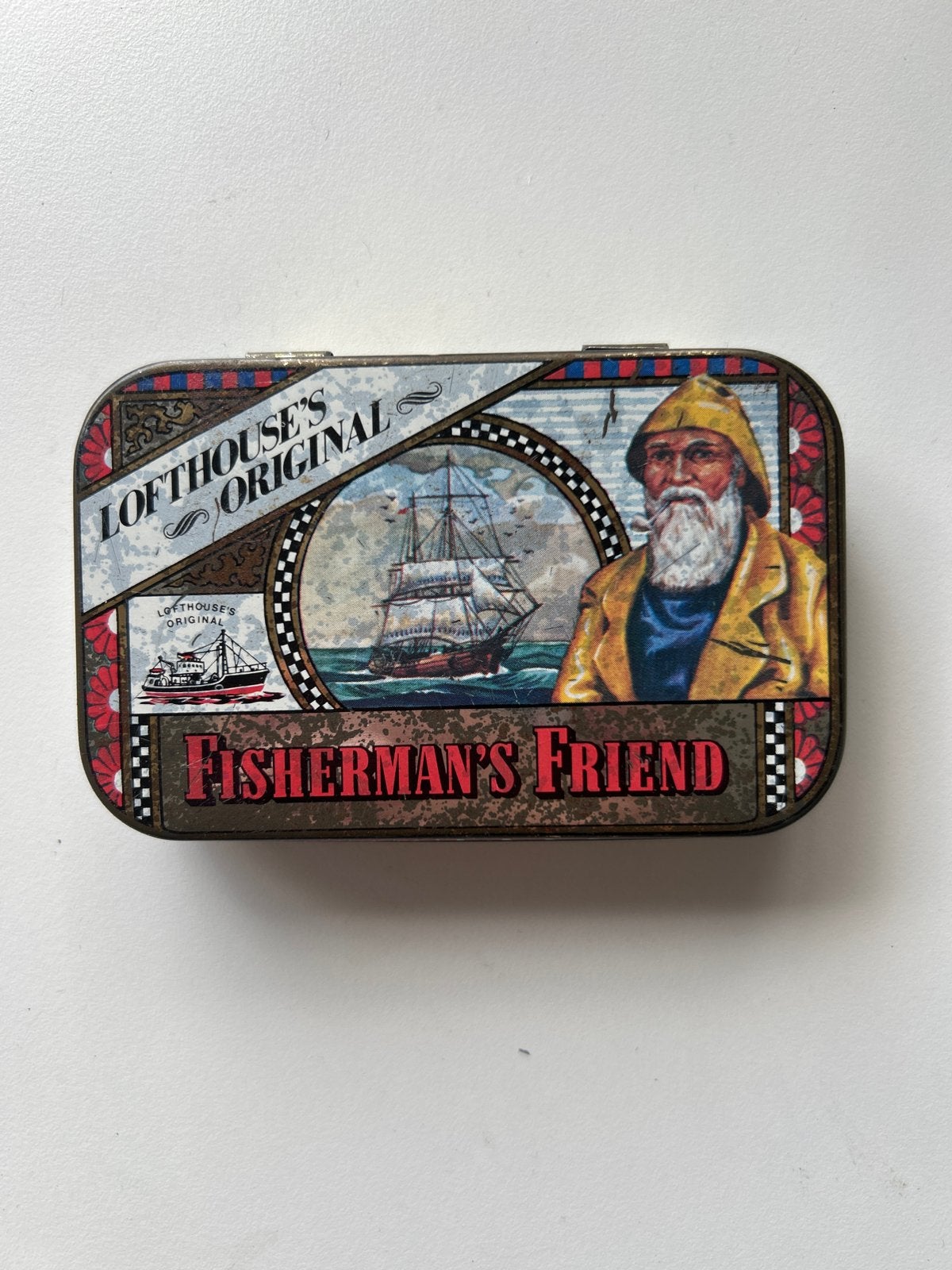 Vintage Fisherman's Friend blikje, rond de eeuwwisseling, Ophalen of Verzenden, Gebruikt, Overige, Overige merken