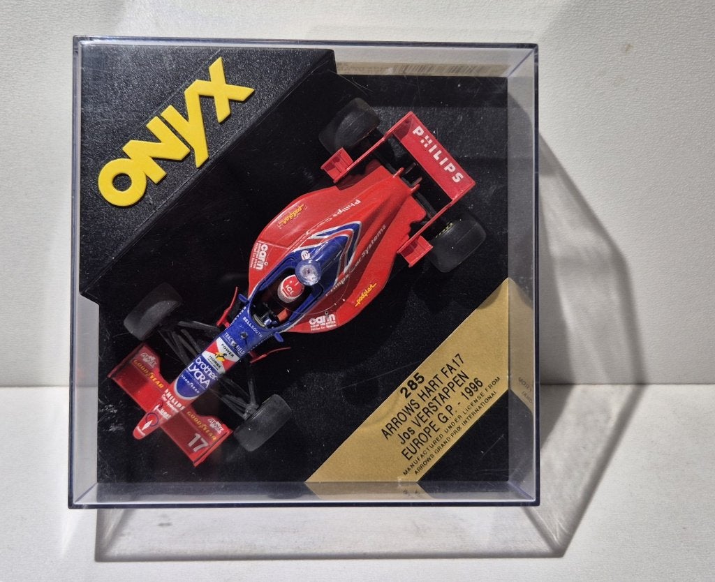 F1 Arrows Hart FA17 Jos Verstappen Europe GP 1/43, Hobby en Vrije tijd, Modelauto's | 1:43, Ophalen of Verzenden, Zo goed als nieuw