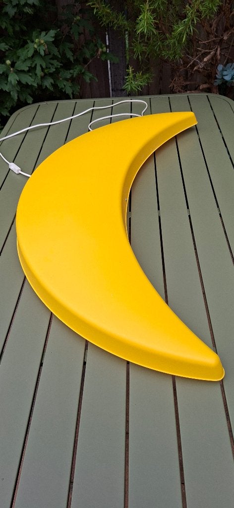 Large moon wall light XXL  Ikea, IKEA, Geel, Gebruikt, Met schakelaar