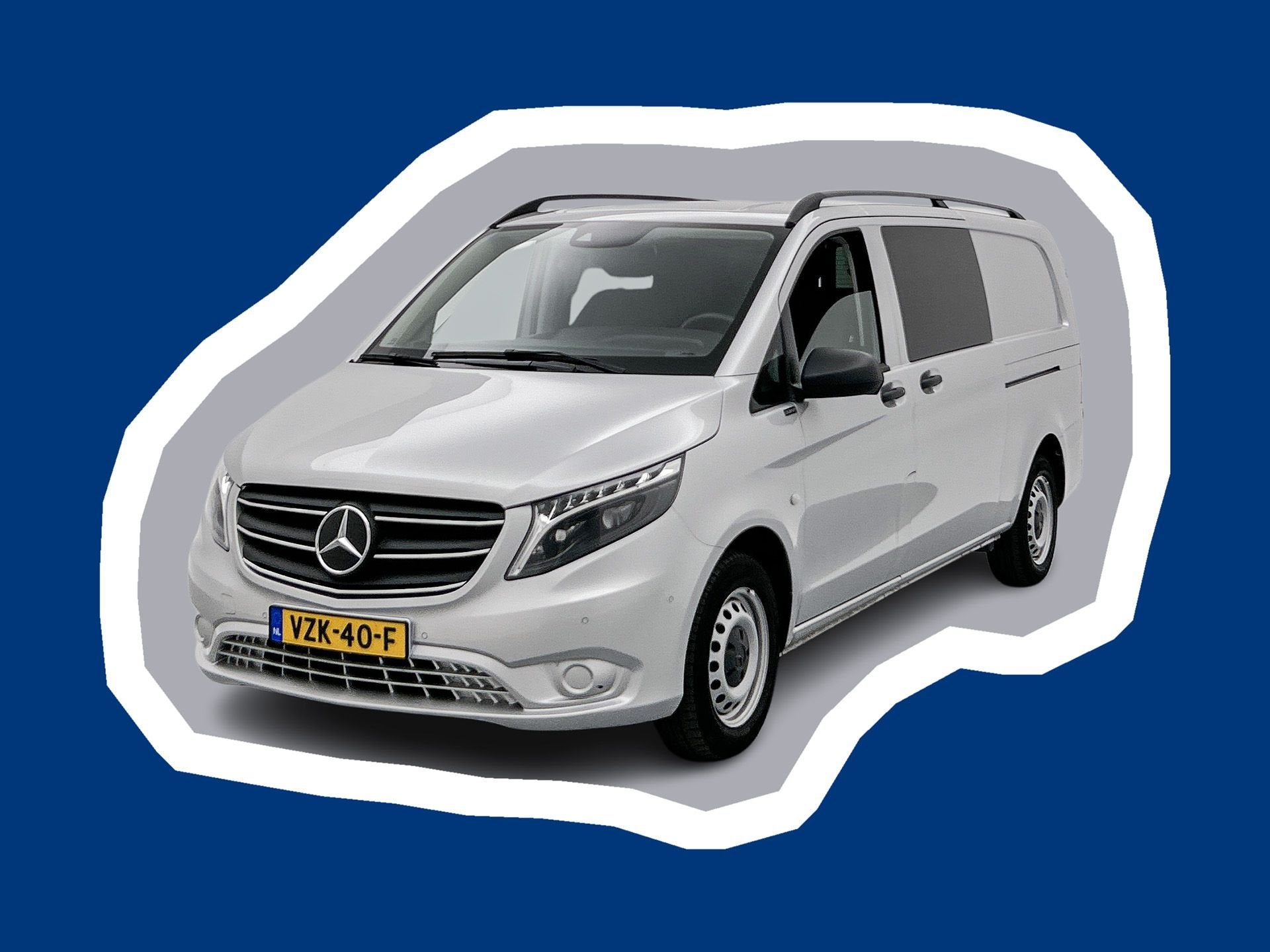 Mercedes-Benz Vito 114 CDI Extra Lang Dubbele Cabine Schuifd