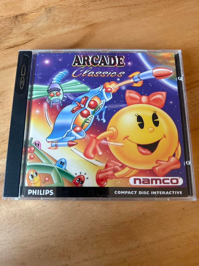 Philips CDI - Arcade Classics (Ms. Pac-Man, Galaxian, Galaga, Spelcomputers en Games, Gebruikt, Overige genres, 1 speler, Ophalen of Verzenden