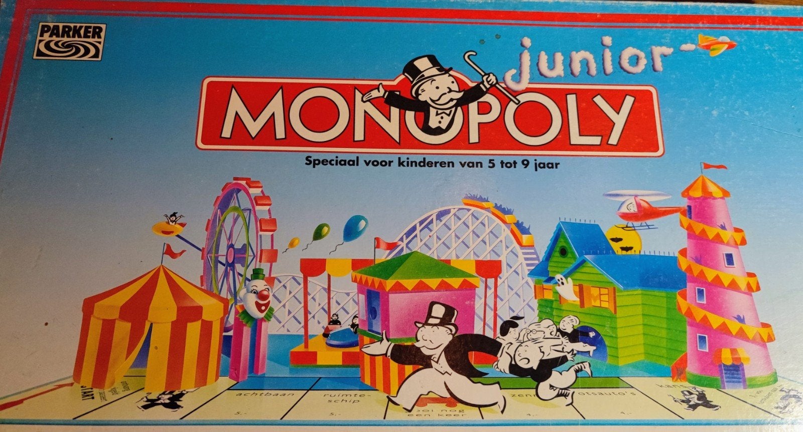 Monopoly Junior - Compleet bordspel van Parker, Hobby en Vrije tijd, Gezelschapsspellen | Bordspellen, Drie of vier spelers, Ophalen of Verzenden