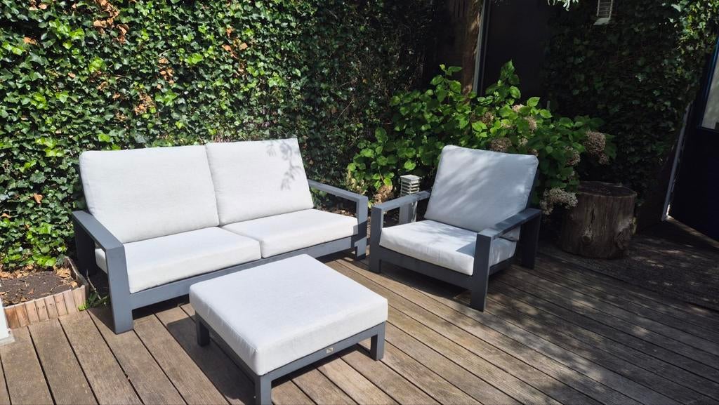 Bellagio Vezzano loungeset aluminium, Ophalen, Aluminium, Eettafel