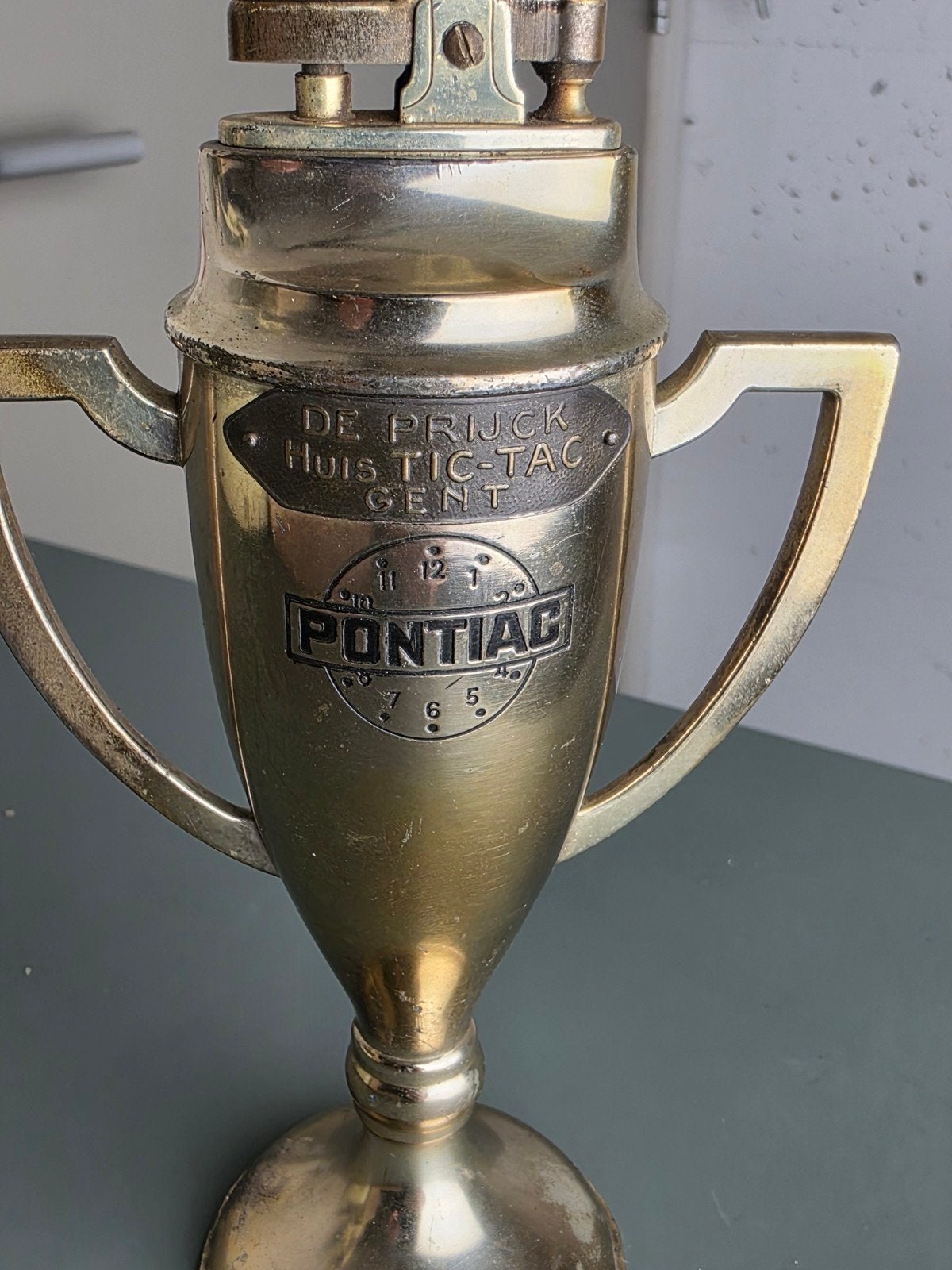 Pontiac vintage aansteker, Ophalen of Verzenden, Staal, Overige merken, 1960 of later