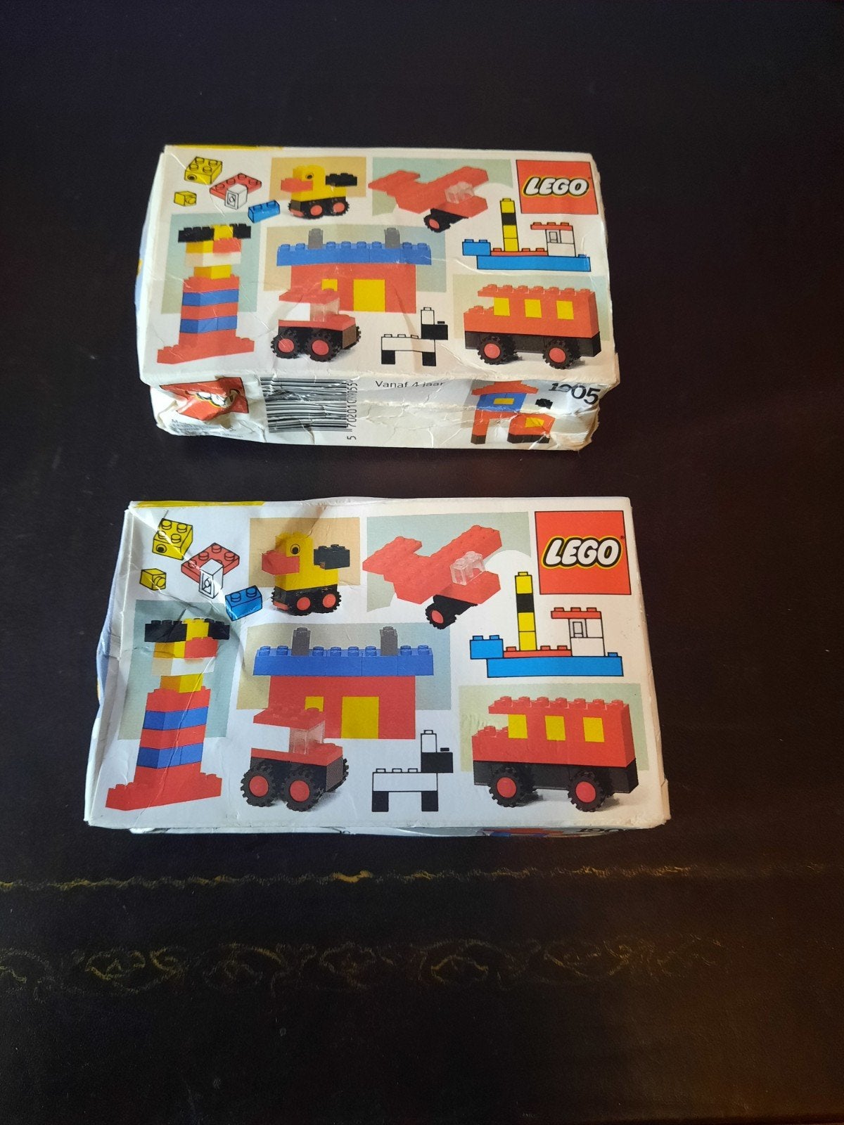 2x Vintage Lego 1904 - Dichte doosjes - Zie foto's, Ongeopend/sealed, Lego, Nieuw, Ophalen of Verzenden