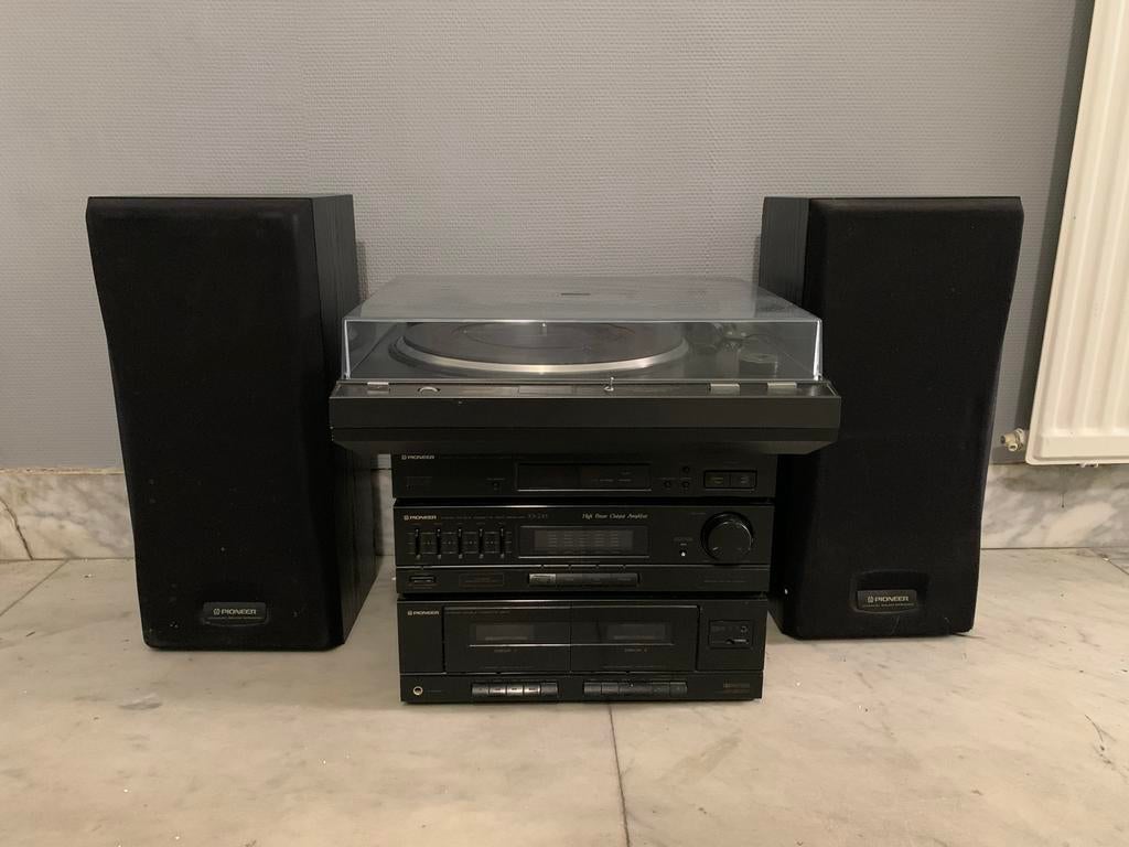 Bose PD 605-II met versterker en Pioneer boxen, Gebruikt, Losse componenten, Speakers, Ophalen