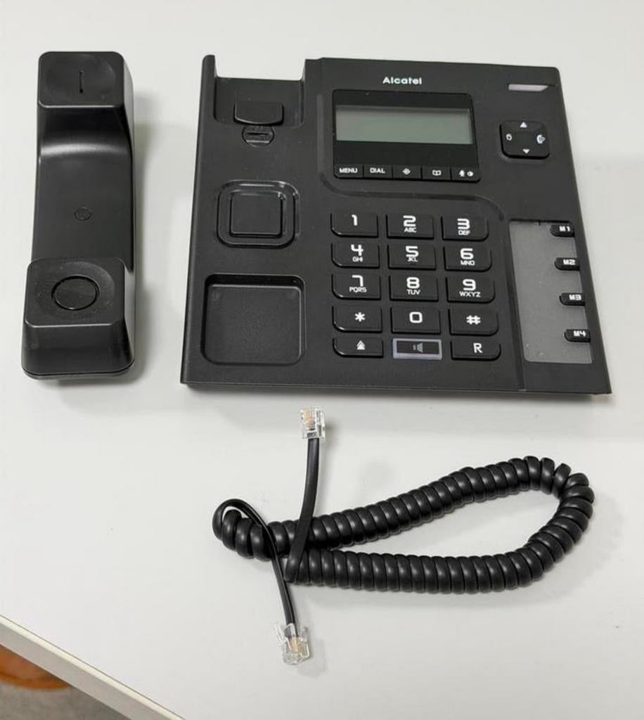 Alcatel T56 vaste analoge telefoon PSTN – Nieuw Zwart Black, Telecommunicatie, Nieuw, Ophalen of Verzenden, H, H