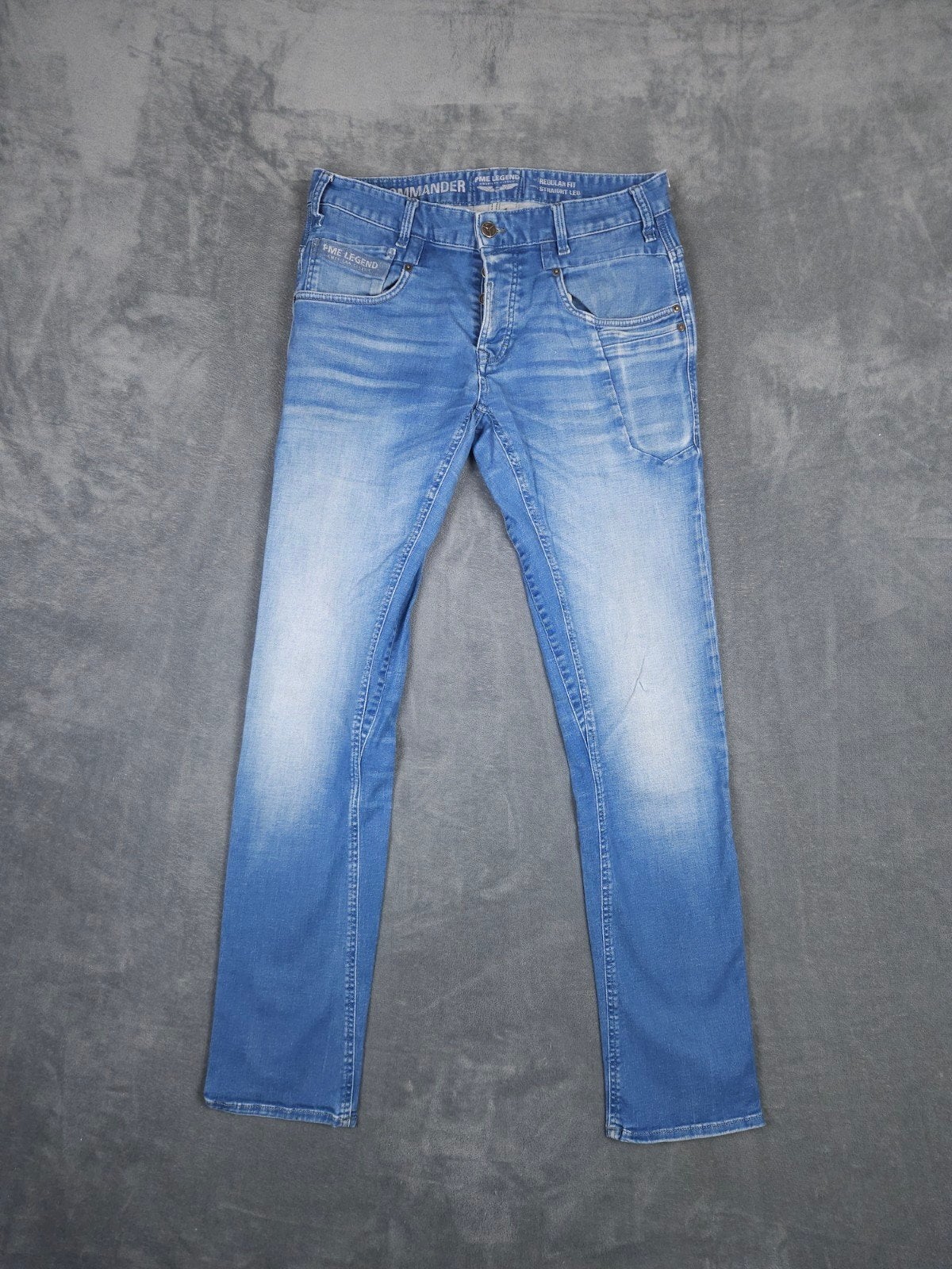Pme Legend Broek Commander W34 L36 Regular Fit Blauw, Blauw, ., Pall Mall PME Legend, Ophalen of Verzenden