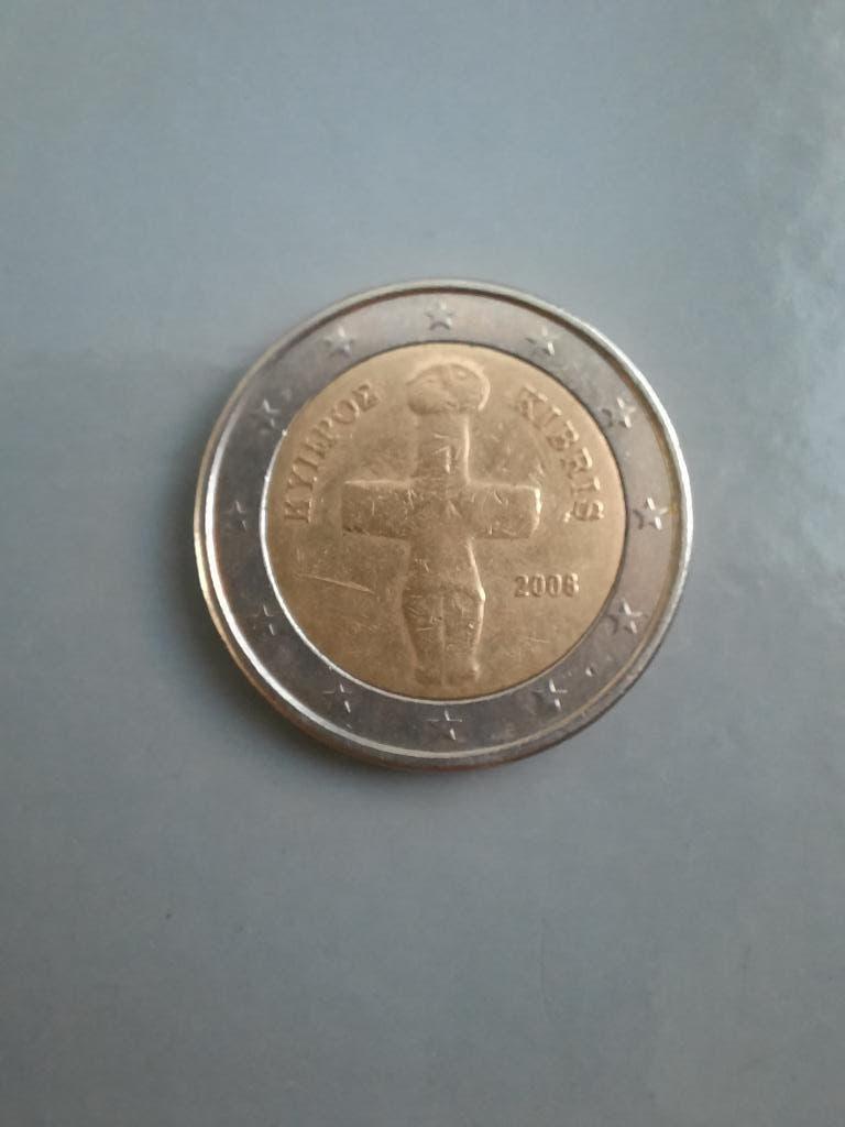 Munt 2 Euro - Cyprus 2008 - Kybris, Postzegels en Munten, Munten | Europa | Euromunten, Ophalen of Verzenden, Cyprus, 2 euro, Losse munt