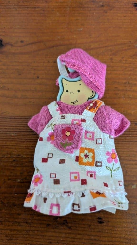 Mini Baby Born kledingset - Retro bloemenjurkje, Ophalen of Verzenden, Zo goed als nieuw, Babypop