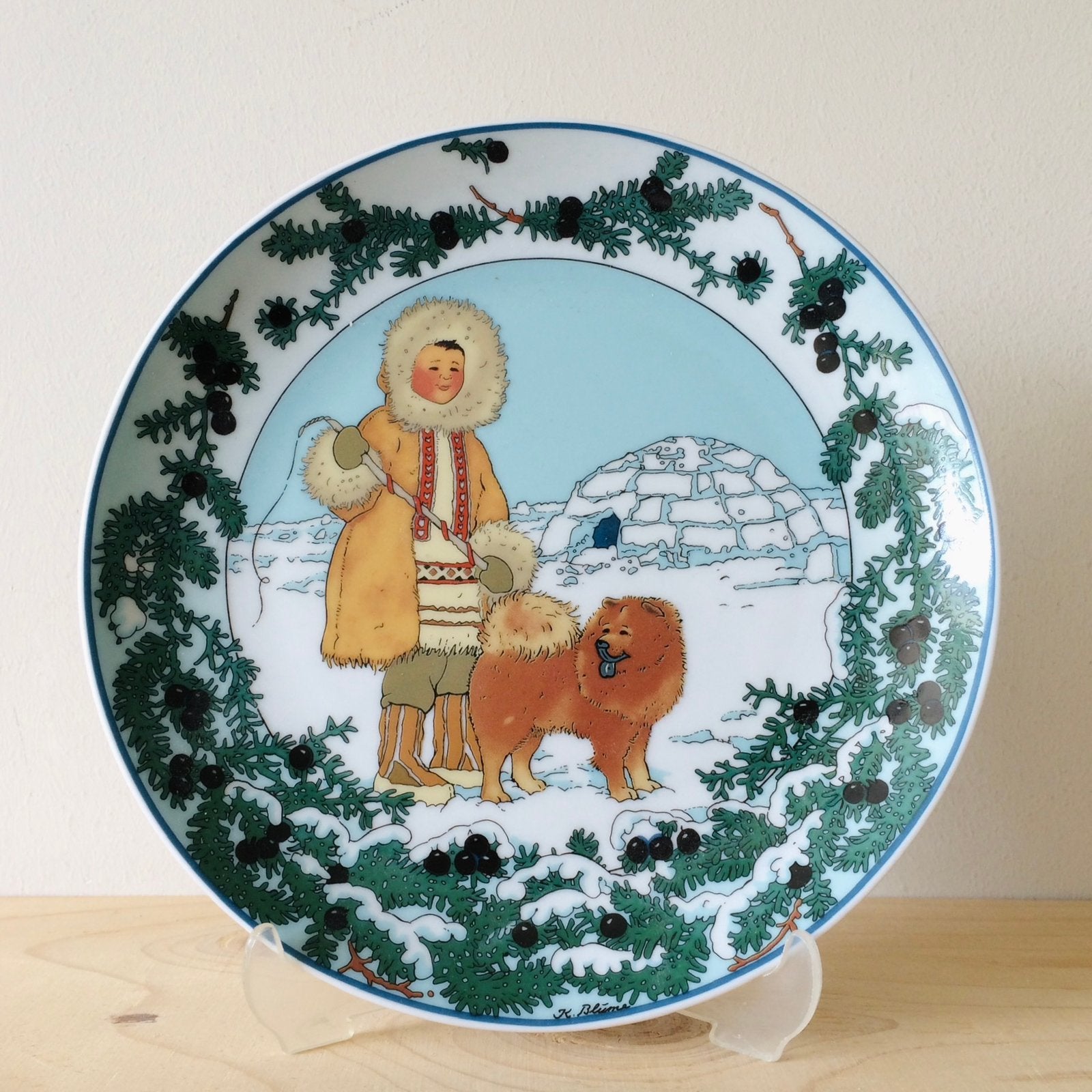 Our Children Unicef Bordje nr. 6 Groenland, Villeroy & Boch, Vintage, Nieuw, Ophalen of Verzenden