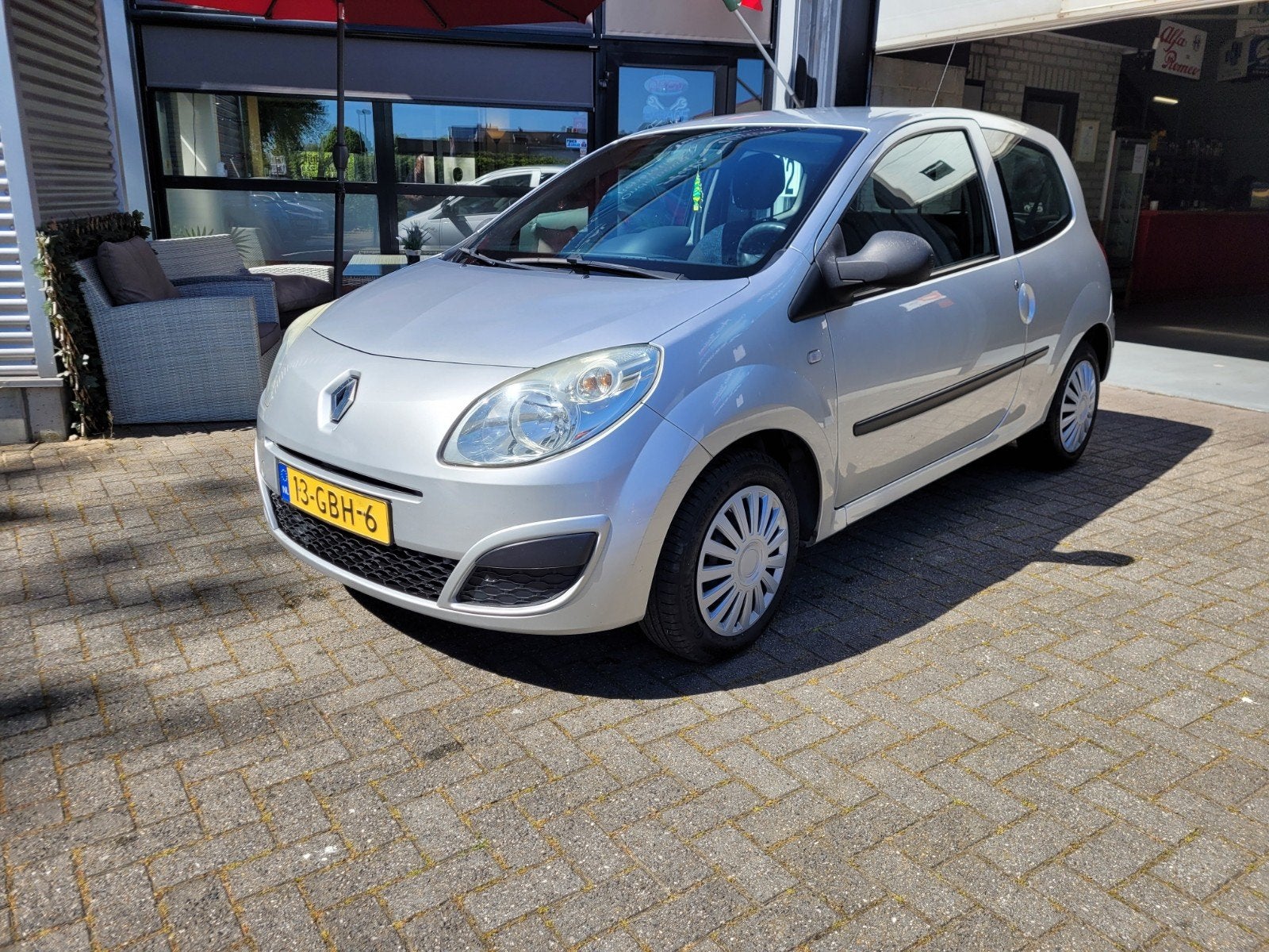 Renault Twingo 1.1 2008 Grijs, airco, Auto's, Voorwielaandrijving, 4 cilinders, Origineel Nederlands, Bedrijf