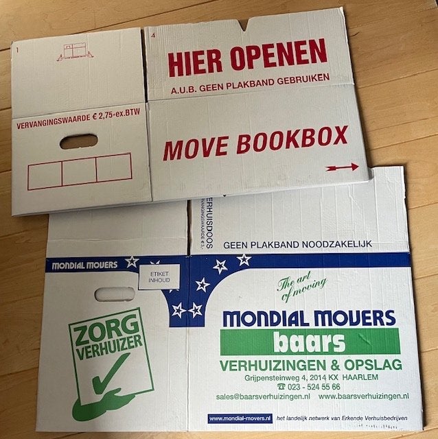 Verhuisdozen, Doe-het-zelf en Verbouw, Kratten en Dozen, Ophalen, Doos, 40 tot 60 cm, Opvouwbaar