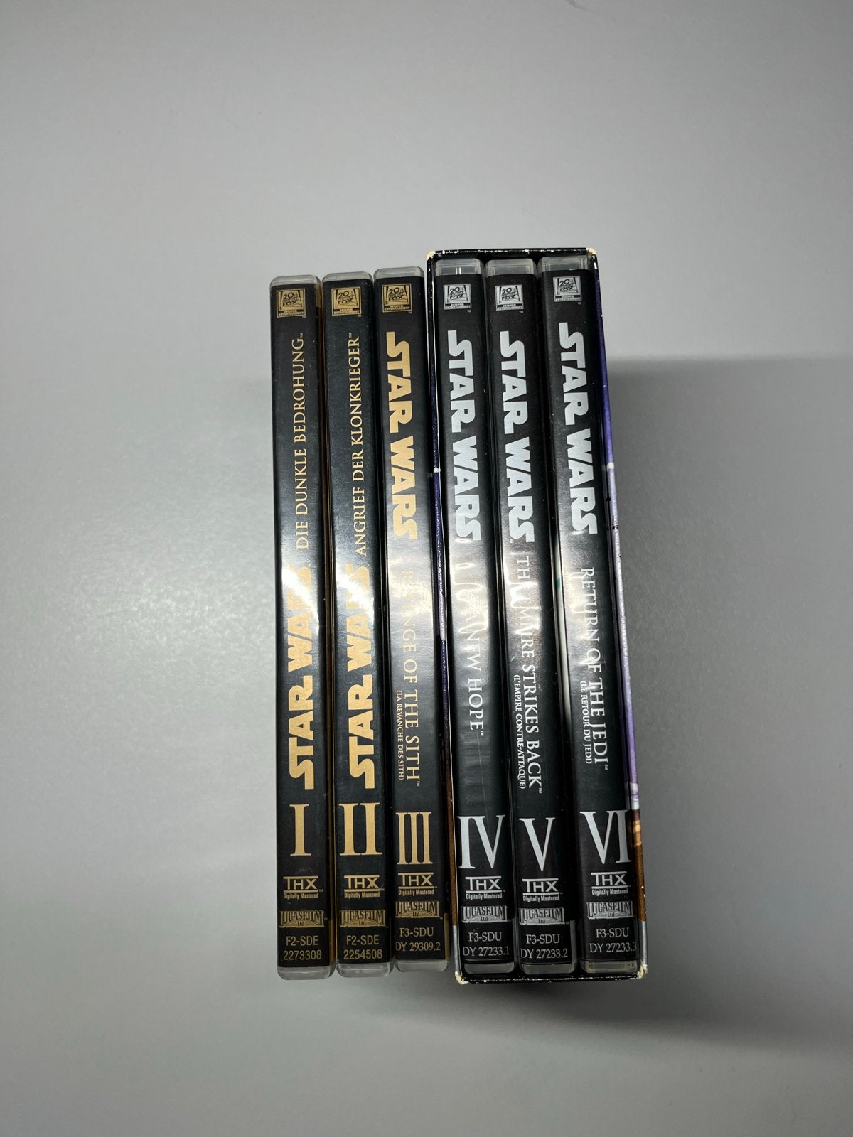 Star Wars Saga I-VI DVD Boxset (Duitse Versie), Duits, Ophalen of Verzenden, Zo goed als nieuw, Duits