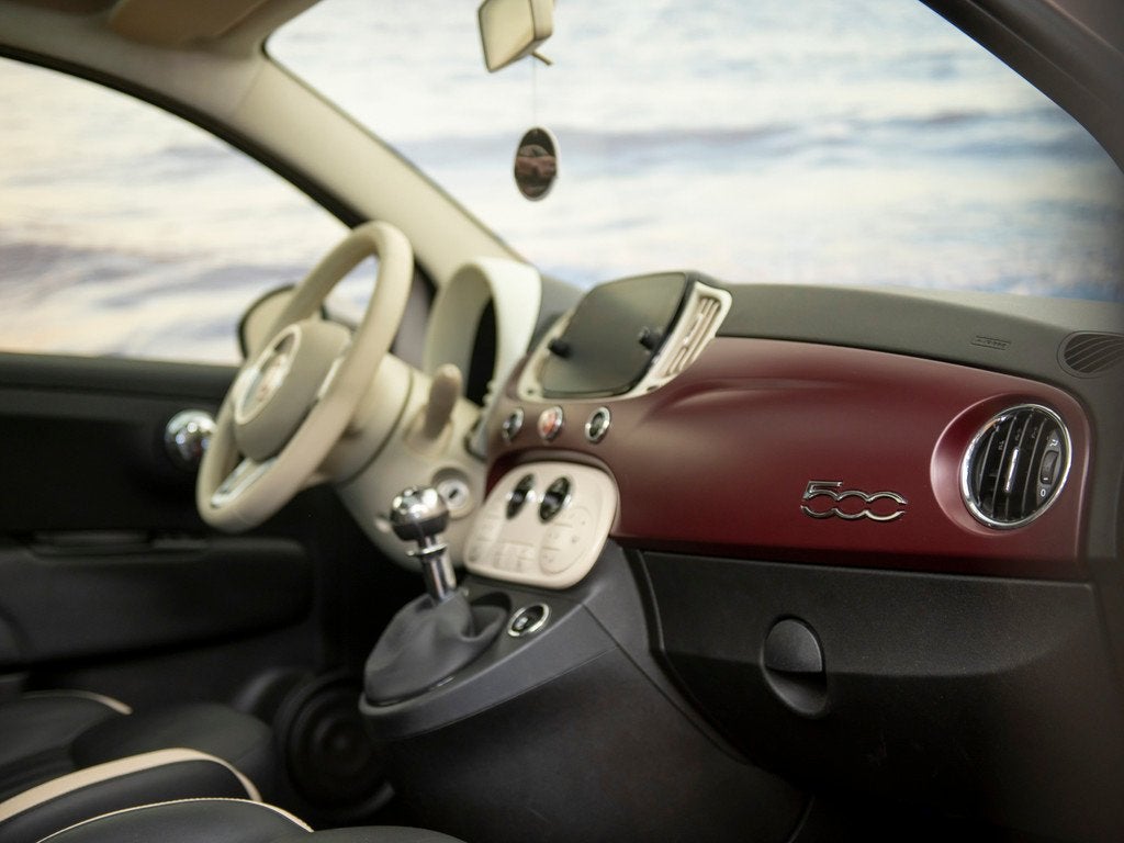 Fiat 500 1.2 Star, Powder Pink, nieuwe distr riem, leder, pa, Gebruikt, 4 cilinders, 4 stoelen, Wit