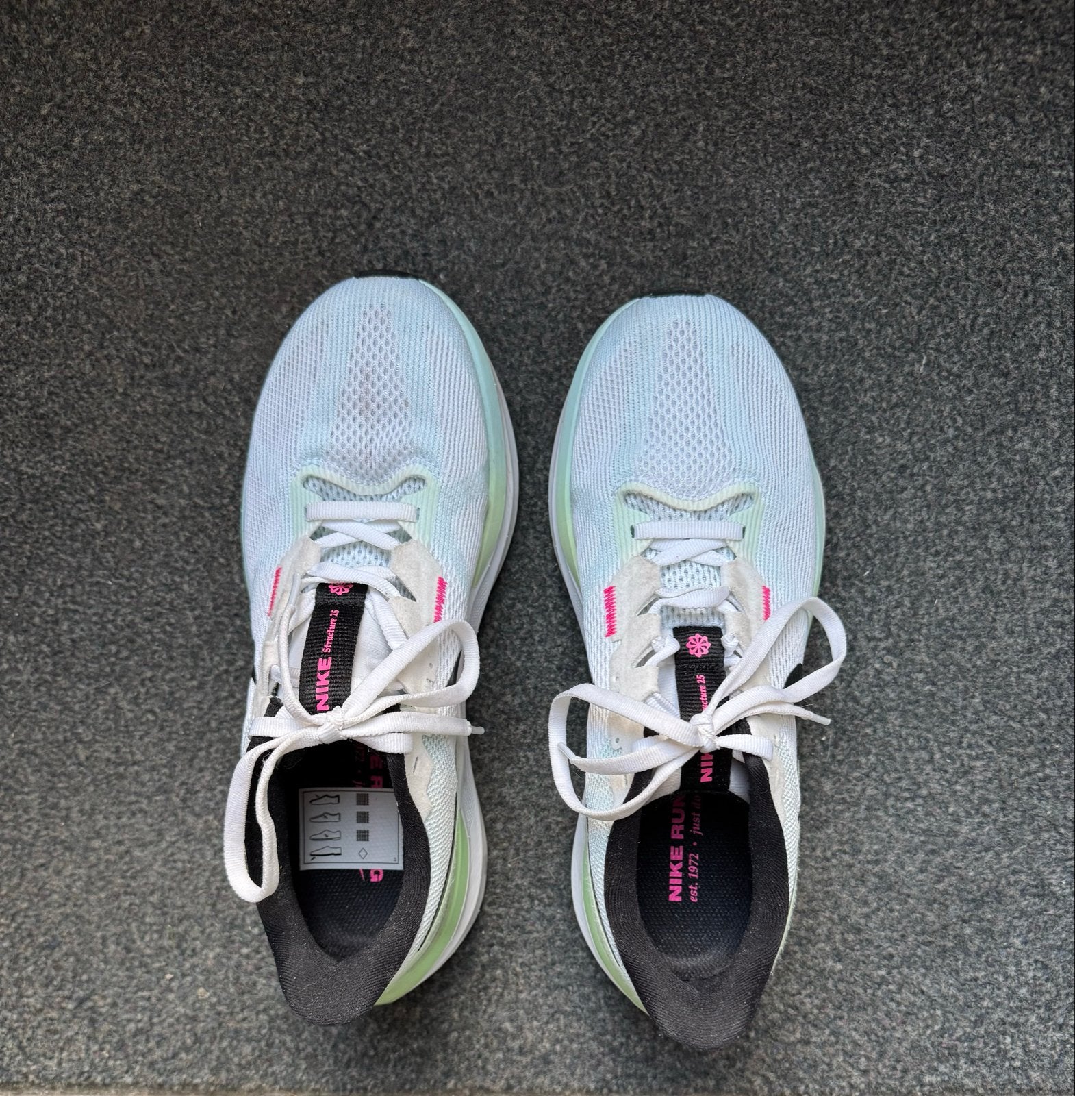 Nike hardloopschoenen, maat 41, Ophalen of Verzenden, Zo goed als nieuw, Wit, Sportschoenen