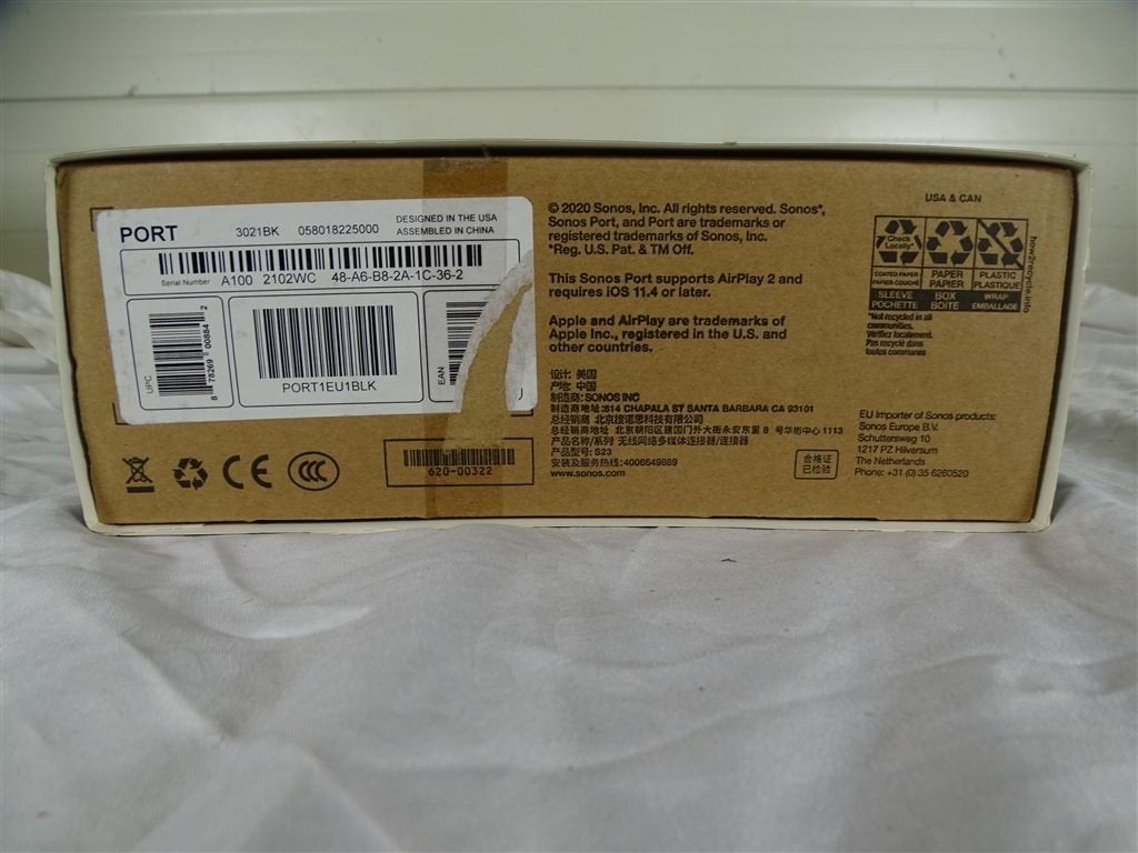 A7473. Sonos Port, Ophalen, Gebruikt, Minder dan 60 watt, Sonos