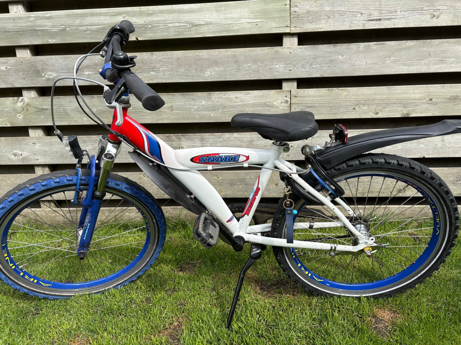 Batavus Snake 22 inch - Wit/Blauw/Rood, Ophalen of Verzenden, Gebruikt, Terugtraprem, 20 inch of meer
