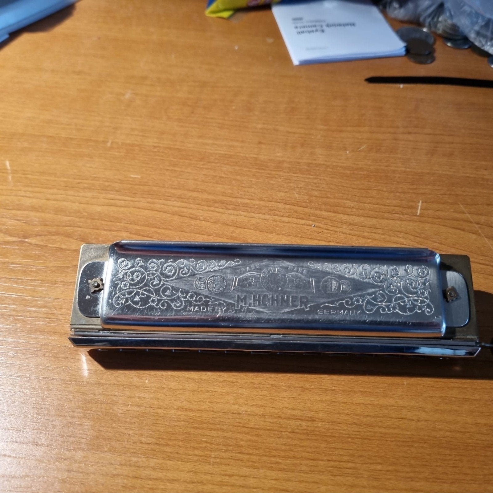 Hohner Chromonica 270 Mondharmonica, Gebruikt, -, -, Met koffer of doosje