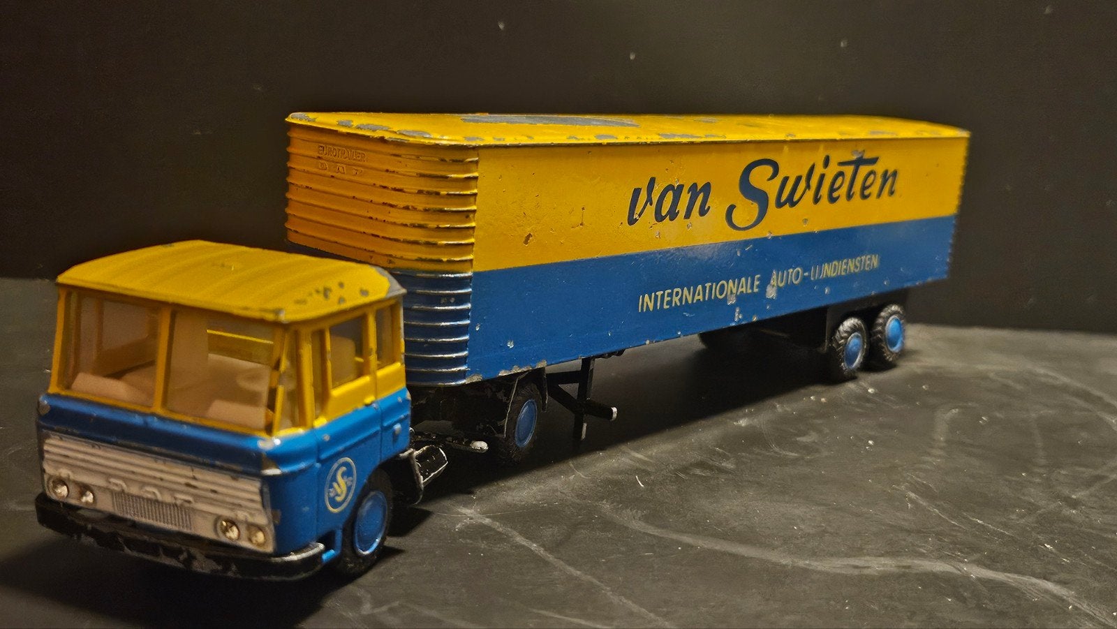 lion car daf van swieten, Ophalen of Verzenden, Gebruikt, Bus of Vrachtwagen, Lion Toys