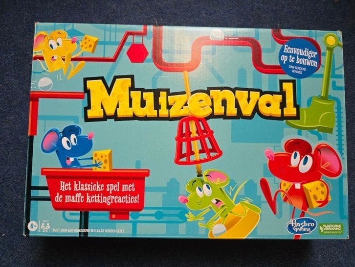 Muizenval spel - Compleet en zo goed als nieuw, Hobby en Vrije tijd, Een of twee spelers, Ophalen, Zo goed als nieuw, Hasbro Gaming