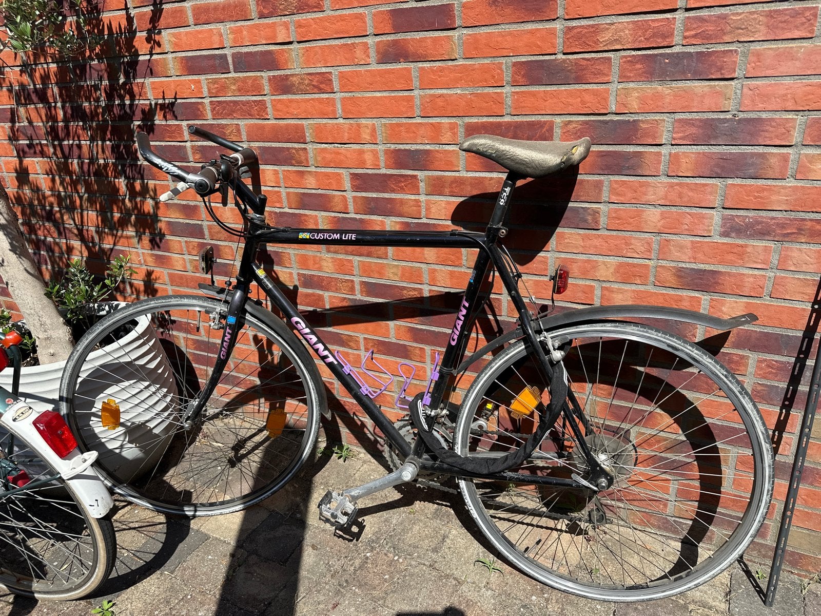 Vintage Giant Custom Lite racefiets - Gebruikt, Fietsen en Brommers, Ophalen, 28 inch, Gebruikt, Velgrem