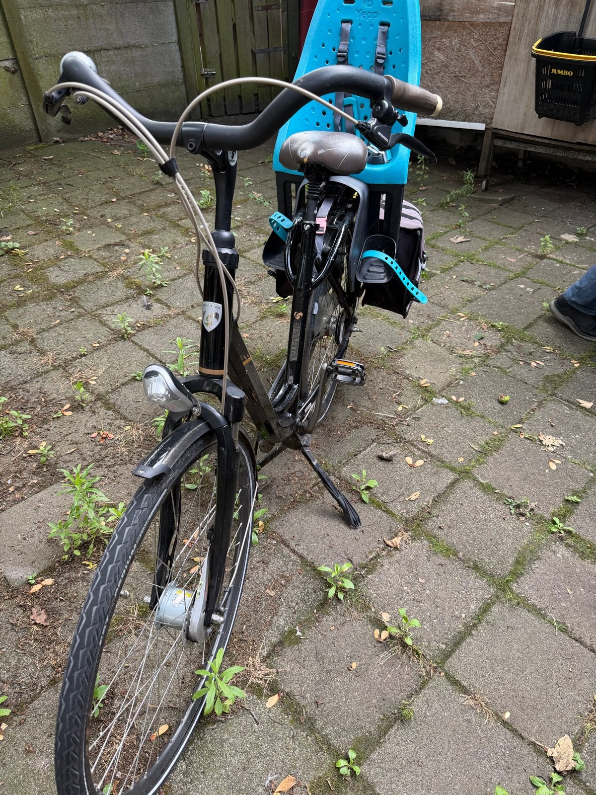 Sparta fiets met kinderzitje en bagagedrager, Ophalen, Gebruikt, Sparta, Versnellingen