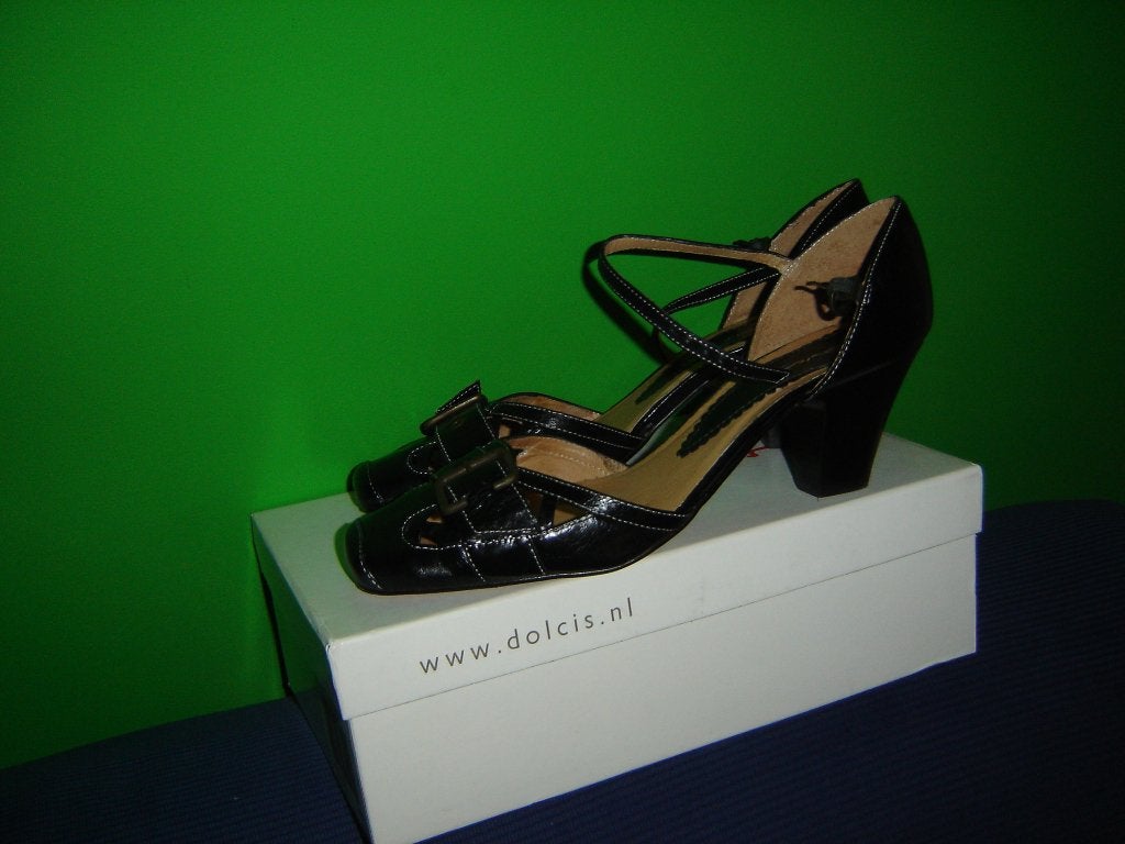 zwarte pump maat 41, Zwart, Ophalen of Verzenden, Zo goed als nieuw, Schoenen met hoge hakken