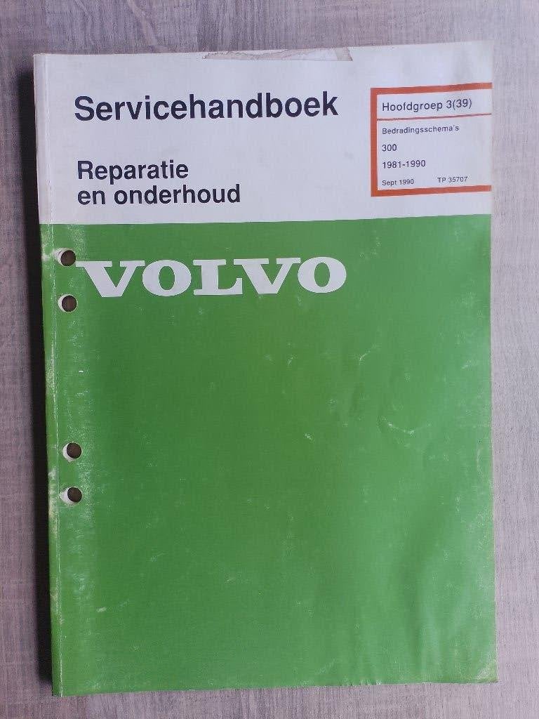 Volvo 300 serie 1981/90 dealer werkplaatsboek stroomschema's, Ophalen of Verzenden, Gelezen, Volvo