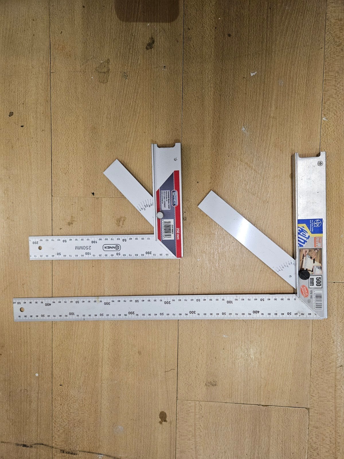 2 Winkelhaken - 250mm en 500mm, Ophalen of Verzenden, Gebruikt, Overige typen, Overige merken