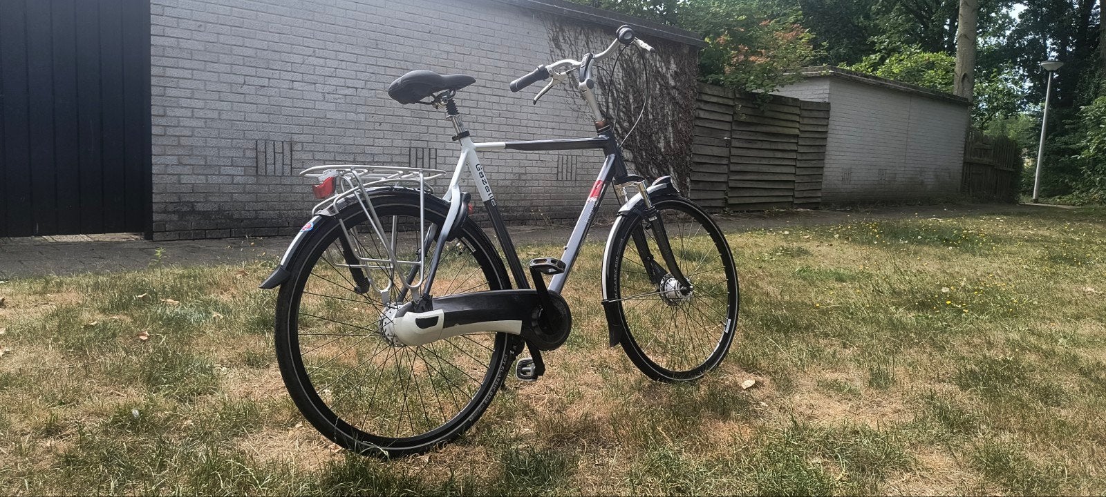 Gazelle Eclipse Herenfiets, Gebruikt, Versnellingen, Gazelle, Trommelrem