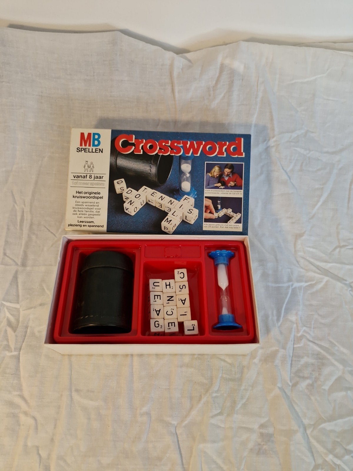 MB Spellen Crossword - Het originele kruiswoordspel, Een of twee spelers, Ophalen of Verzenden, Gebruikt, MB Spellen