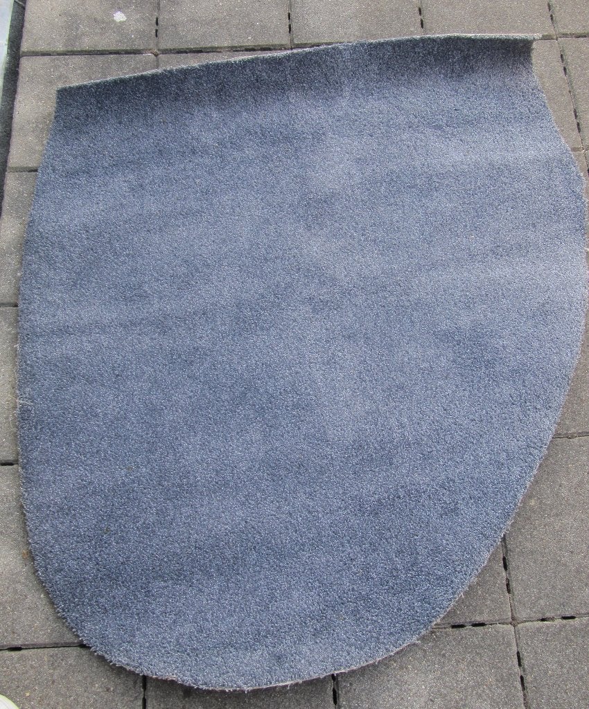 Restant vloerbedekking blauwgrijs NIEUW, Ophalen, Blauw, Nieuw, 5 tot 10 m²