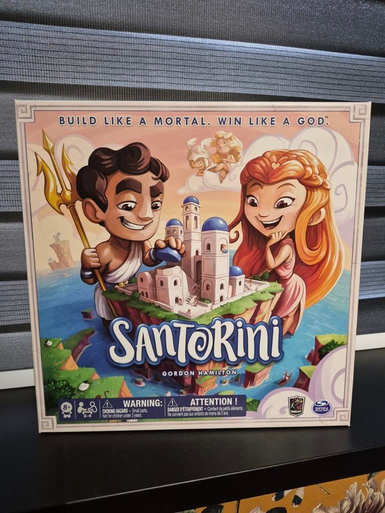 Santorini   in zeer goede staat, Hobby en Vrije tijd, Gezelschapsspellen | Bordspellen, Ophalen of Verzenden, Zo goed als nieuw