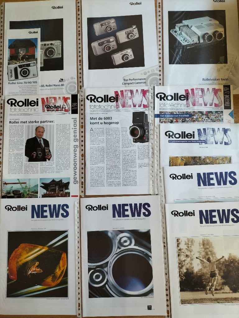 Rollei brochures etc., Ophalen of Verzenden, Zo goed als nieuw