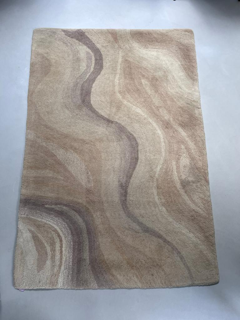 Art of Floor Today Handgetuft Vloerkleed 120x180 100% wol, 100 tot 150 cm, Beige, Ophalen of Verzenden, Zo goed als nieuw