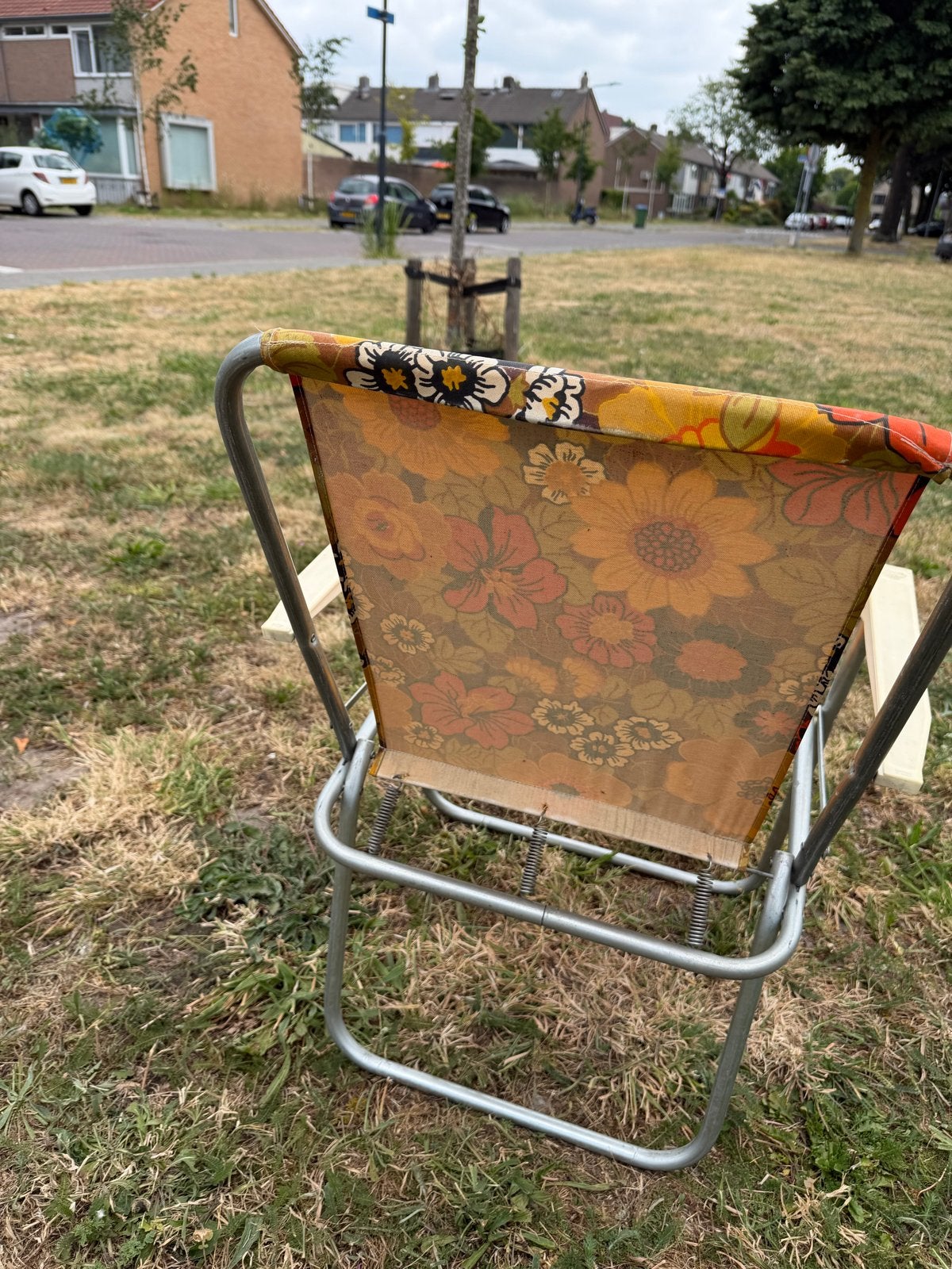 Vintage camper stoeltjes - Set van 2, Caravans en Kamperen, Ophalen, Gebruikt