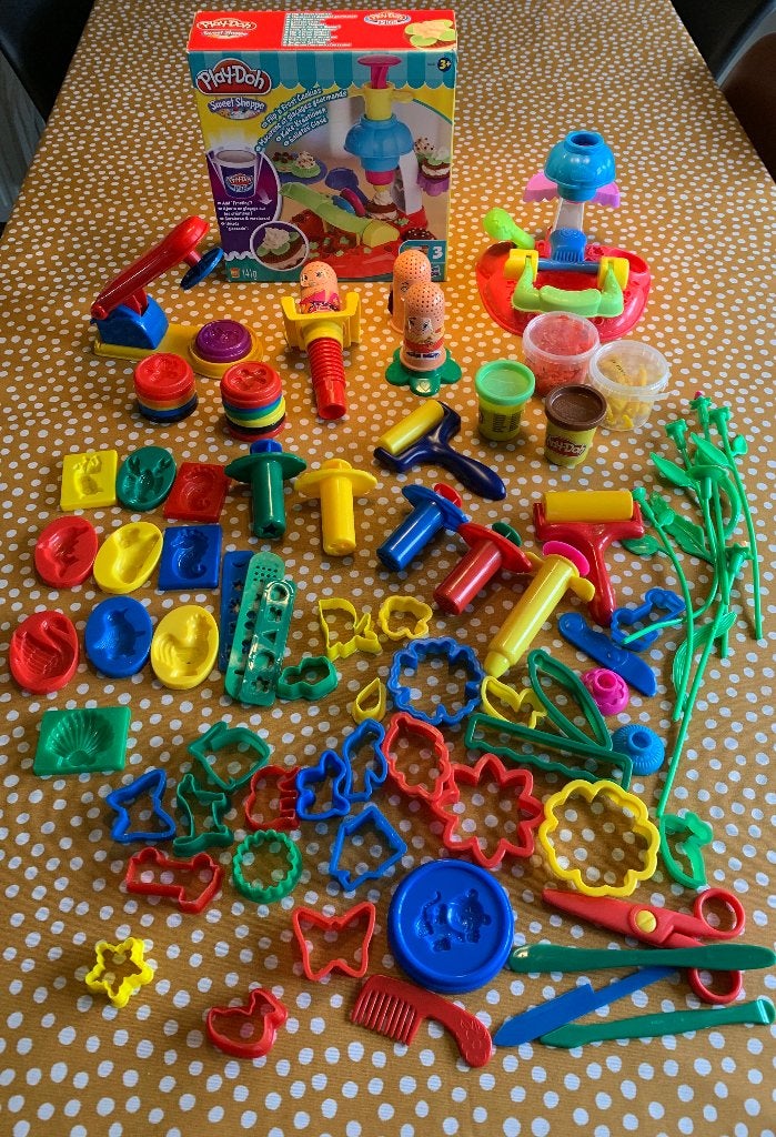 Playdoh klei speelgoed set, koekjes maken, Verzenden, Zo goed als nieuw, Knutselen