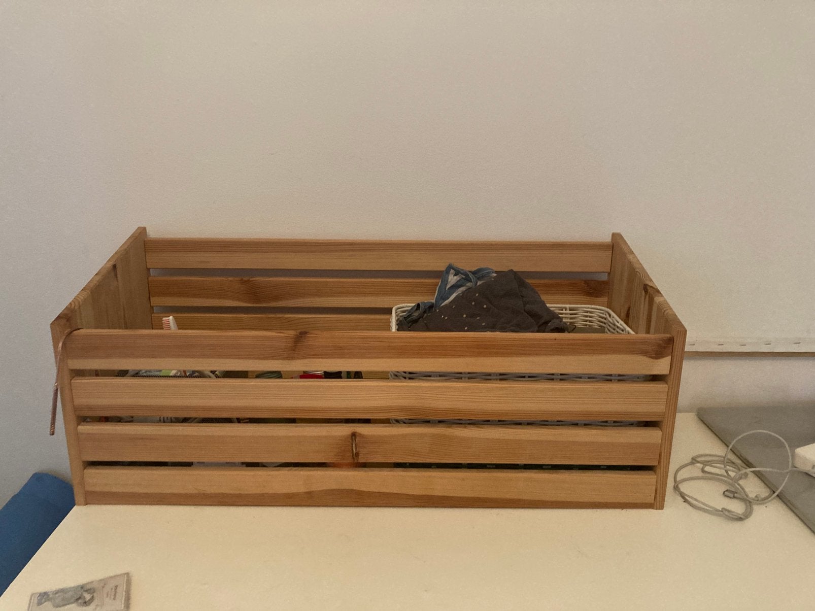 Houten opbergbak Ivar Ikea, Ophalen, Zo goed als nieuw