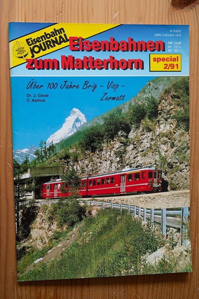 Tijdschrift Eisenbahn Journal Eisenbahnen zum Matterhorn, Ophalen of Verzenden, Zo goed als nieuw, Trein, Boek of Tijdschrift