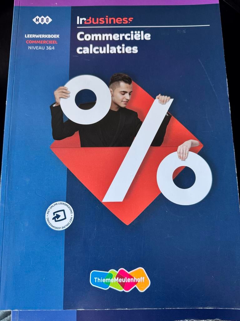 InBusiness Commerciële calculaties MBO 3&4, Ophalen of Verzenden, Gamma, Zo goed als nieuw, MBO