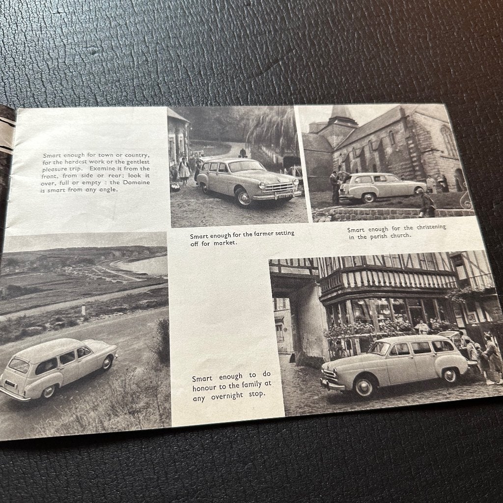 #18) RENAULT Domaine - 1956, Verzenden, Gelezen, Renault