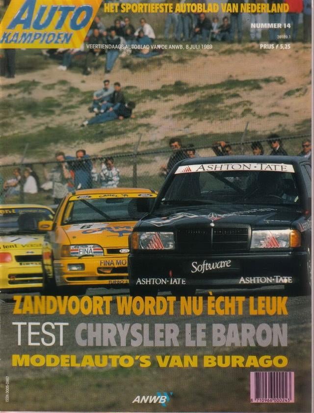 Autokampioen 14 1989 : Chrysler Baron Coupe GTC - Jaguar XKE, Ophalen of Verzenden, Gelezen, Algemeen
