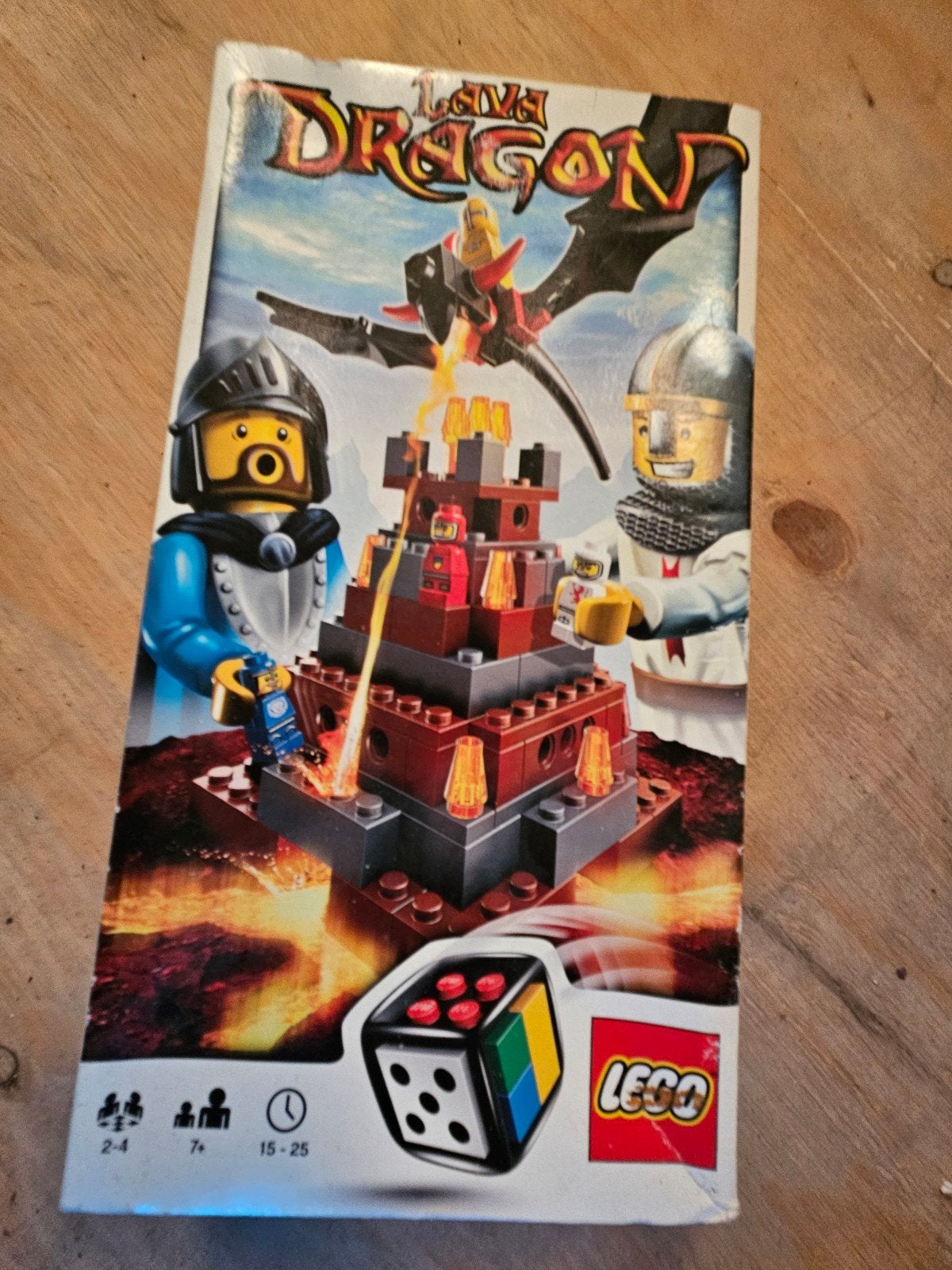 LEGO Bordspellen: Lava Dragon, Origineel en compleet, Drie of vier spelers, Ophalen of Verzenden, Zo goed als nieuw, LEGO