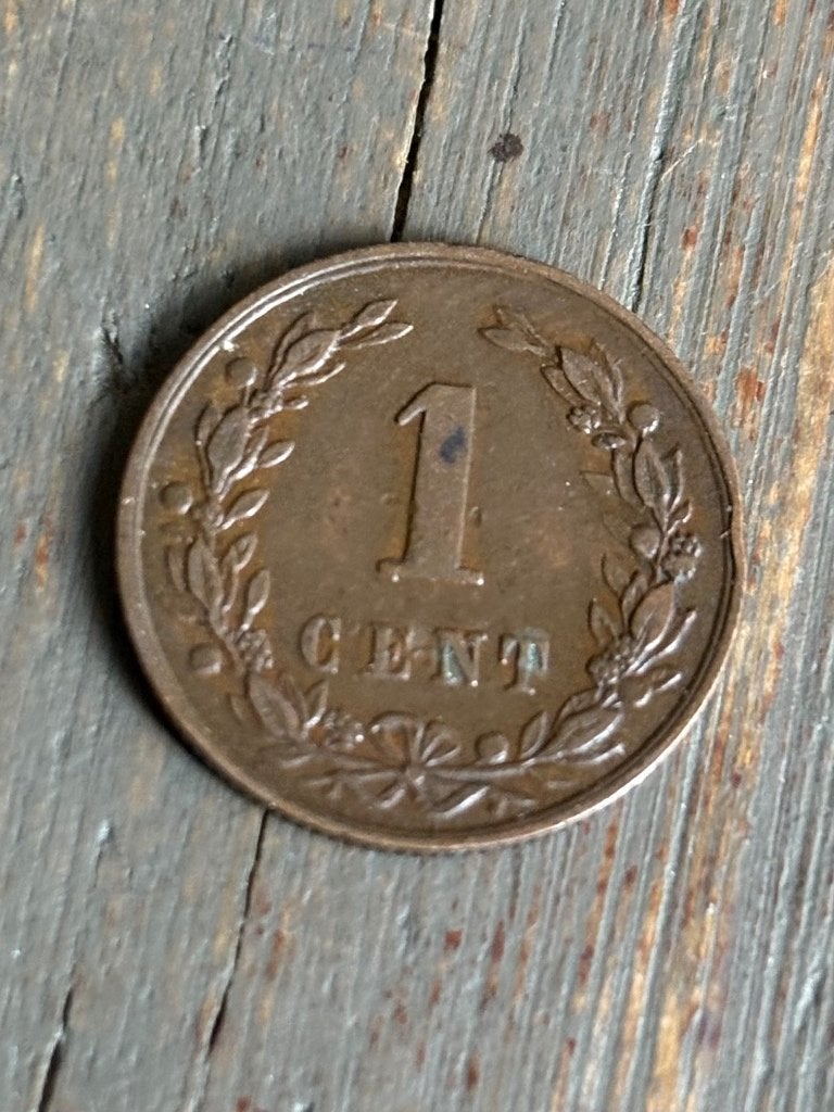 1 Cent 1878, Ophalen of Verzenden, Koning Willem III, 1 cent, Losse munt