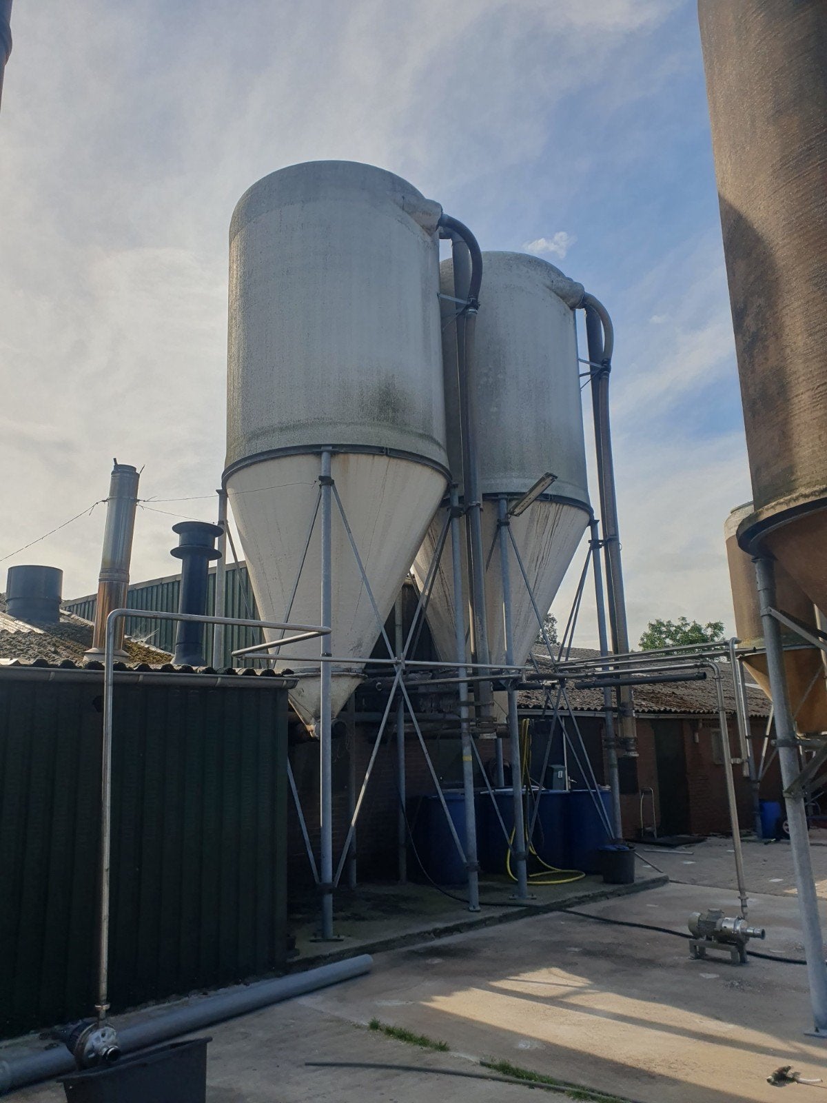 Poeder / kunstmest silo's, Ophalen