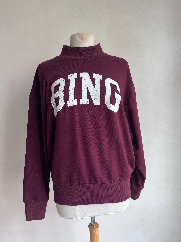 anine bing trui maat L wijnrood, Kleding | Dames, Verzenden, Zo goed als nieuw, Rood, Maat 38/40 (M)