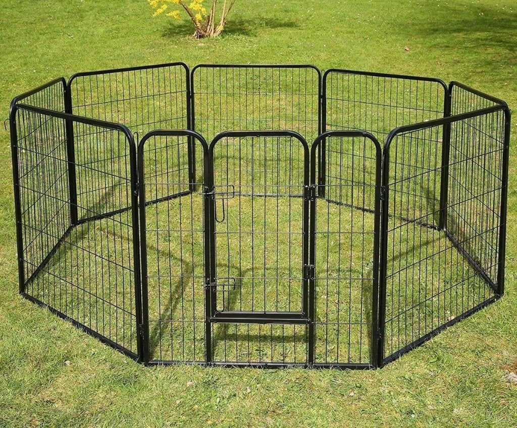Konijnenren Ren Konijn Hok Konijnenhok zwart vanaf € 89,95!, 110 cm of meer, Nieuw, Ophalen of Verzenden, 90 cm of meer