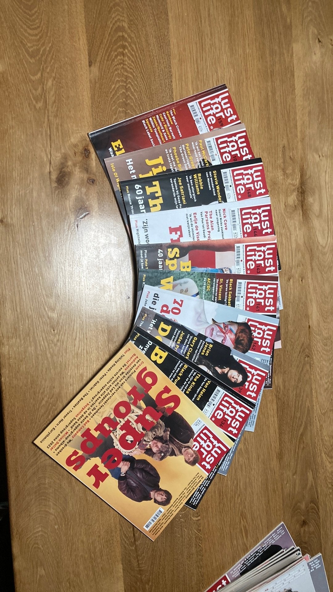 Lust for Life magazines, Ophalen, Gelezen