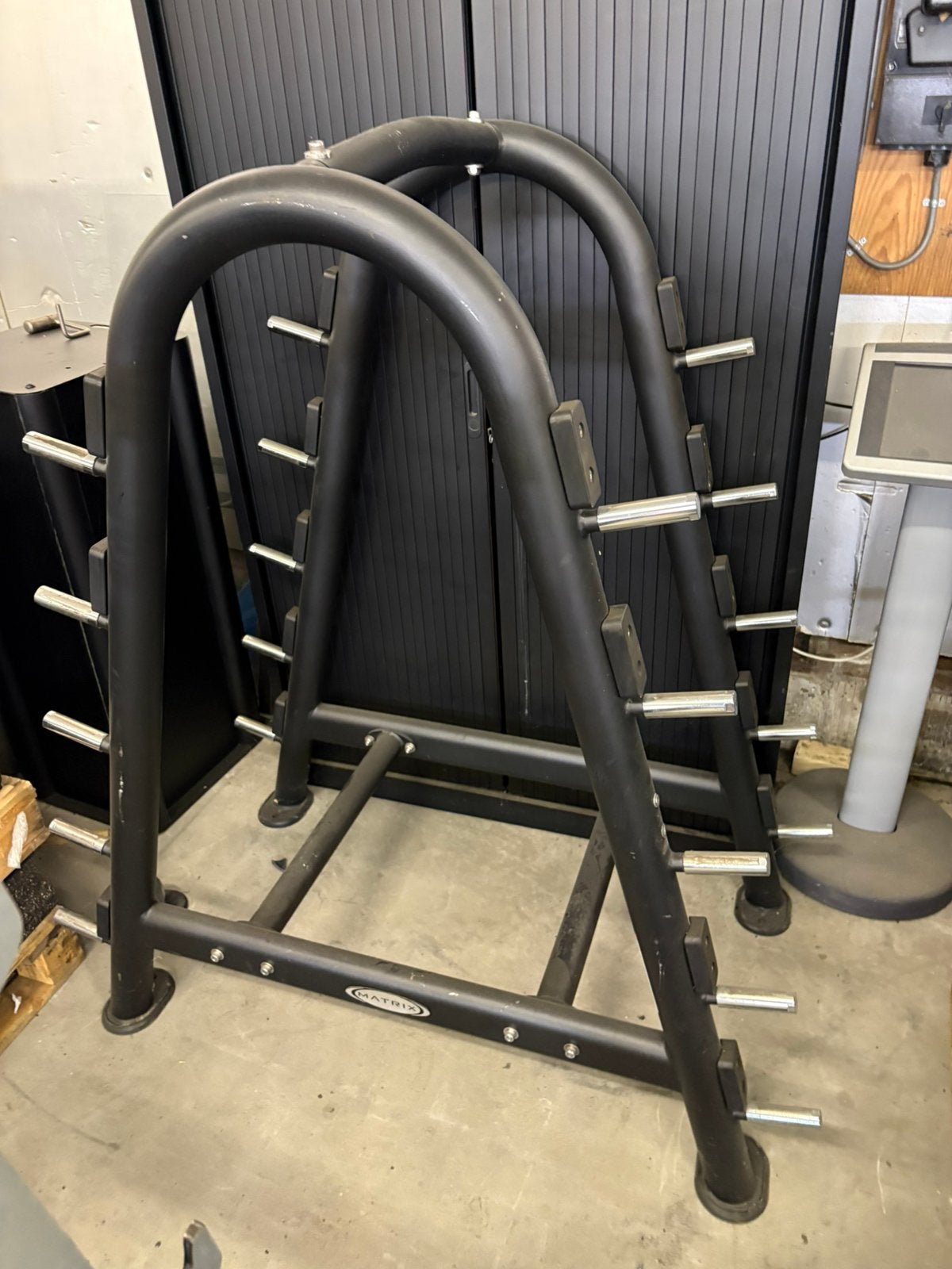 Matrix stangen rek voor 10 x stang, Ophalen, Gebruikt, Matrix, Halterstangen